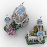 MOC-249372 Ivory Fantasy Castle Building Blocks-LesDiy-MOC-