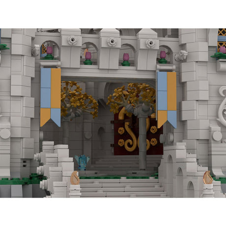 MOC-249372 Ivory Fantasy Castle Building Blocks-LesDiy-MOC-