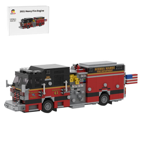 MOC-249670 2021 Pierce Arrow XT Sierra Madre Engine 41 Building Blocks-LesDiy-MOC-