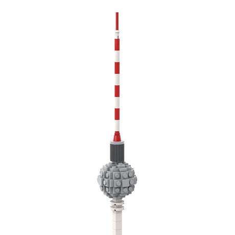 MOC - 250104 Berlin TV Tower - 1/800 Scale Building Blocks - LesDiy - Building Blocks - 