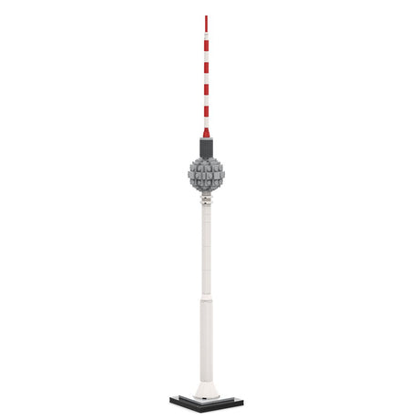 MOC - 250104 Berlin TV Tower - 1/800 Scale Building Blocks - LesDiy - Building Blocks - 