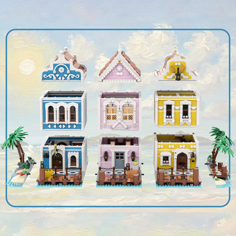 MOC - 251238 Seafarer’s Bay Building Blocks Set - LesDiy - 