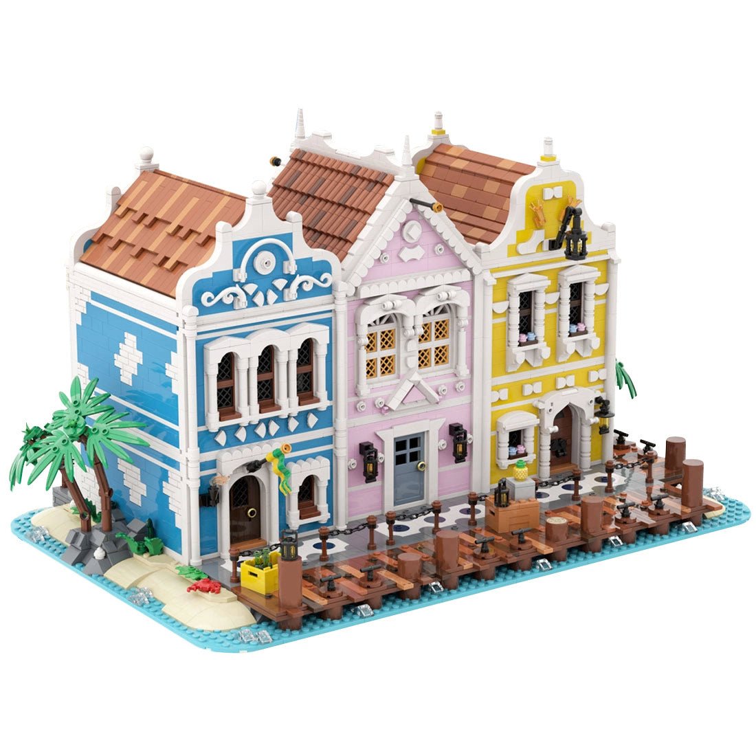 MOC - 251238 Seafarer’s Bay Building Blocks Set - LesDiy - 