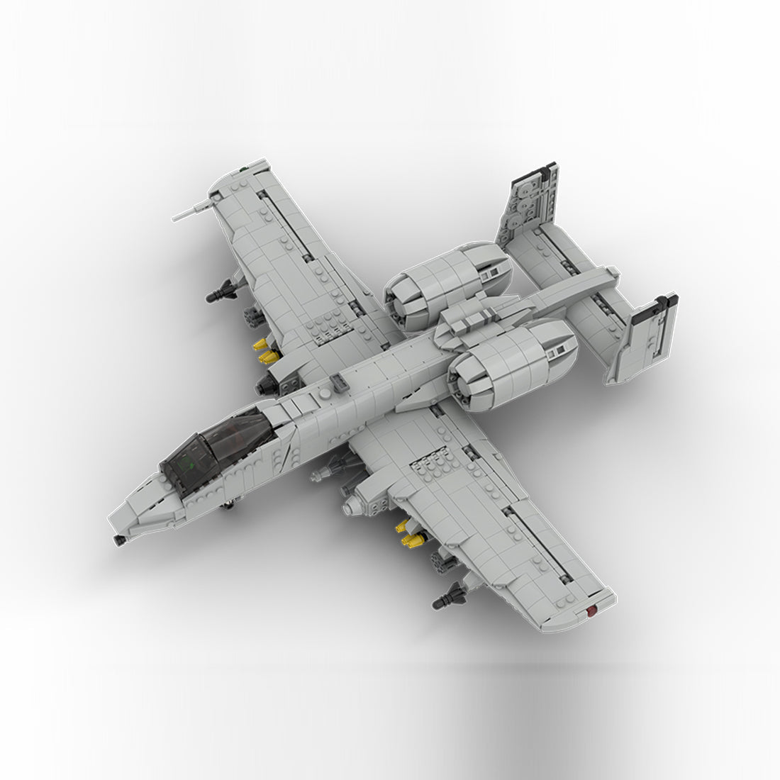 MOC - 251308 1/35 Scale Fairchild Republic | A - 10 THUNDERBOLT Building Blocks - LesDiy - Building Blocks