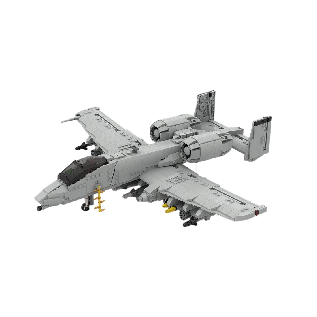 MOC - 251308 1/35 Scale Fairchild Republic | A - 10 THUNDERBOLT Building Blocks - LesDiy - Building Blocks