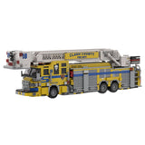 MOC-252194 2015 Pierce Quantum Tower Ladder Fire Truck Clark County FD Building Blocks-LesDiy-MOC-