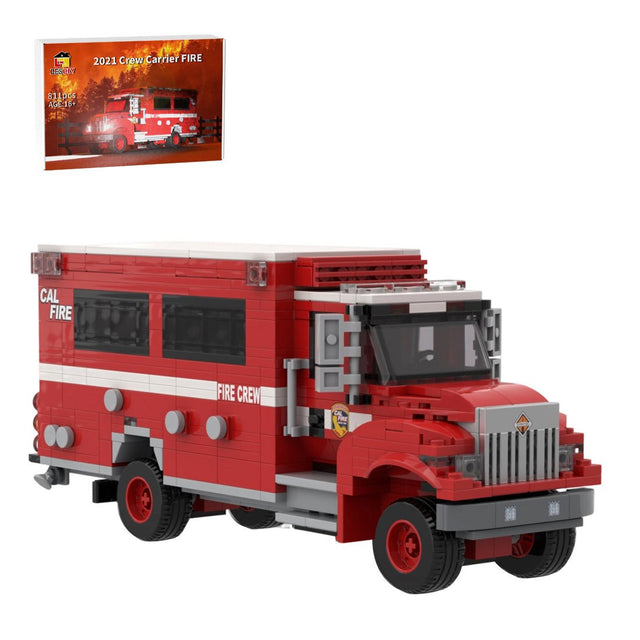 MOC - 252487 2021 BME Intl. Crew Carrier CAL FIRE Building Blocks - LesDiy - 