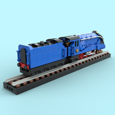 MOC-253027 LNER Class A4 Mallard Steam Locomotive Building Blocks-LesDiy-MOC-