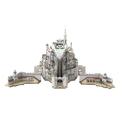 MOC - 253141 Smaller White City of Gondor from LOTR Building Blocks - LesDiy - 