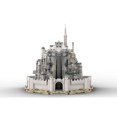 MOC - 253141 Smaller White City of Gondor from LOTR Building Blocks - LesDiy - 