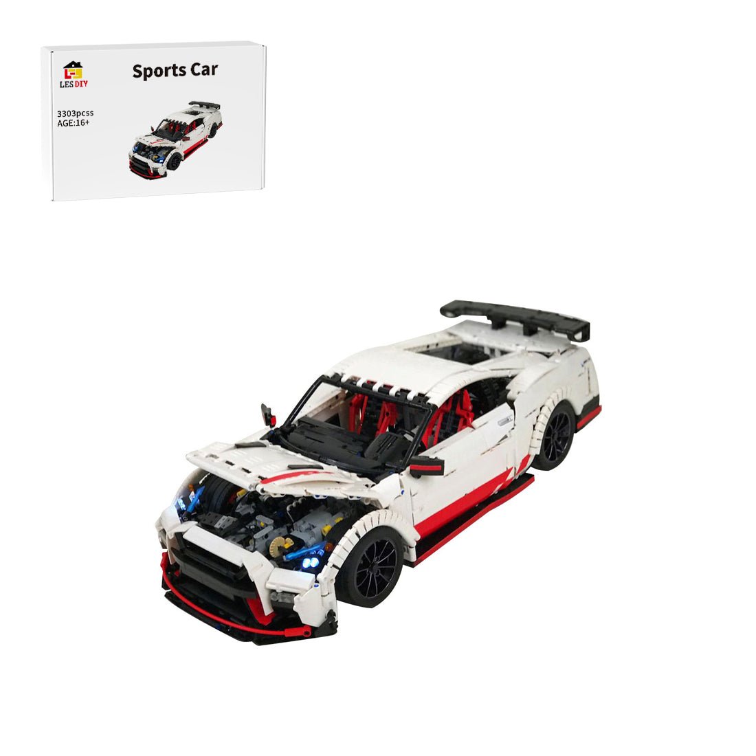 MOC-25326 Nissan GT-R - Dynamic | LesDiy
