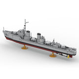 MOC-253356 1:200 Scale IJN Yukikaze-class Destroyer Building Blocks-LesDiy-MOC-