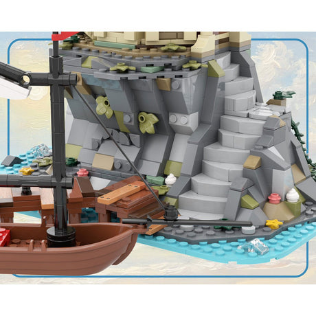 MOC - 253560 Lighthouse Rock Building Blocks - LesDiy - 