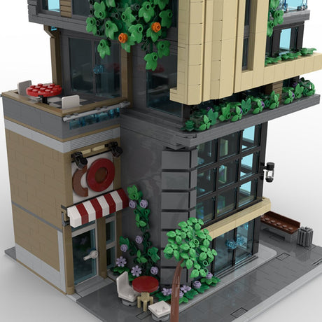 MOC - 254356 Modern Skyscraper Building Blocks - LesDiy - MOC - 