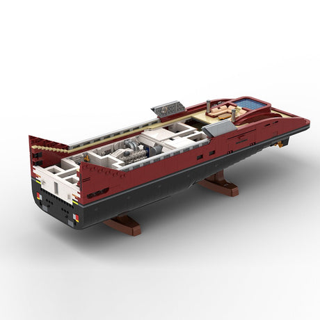 MOC - 254412 120CM Modular Luxury Yacht II Building Blocks - LesDiy - 