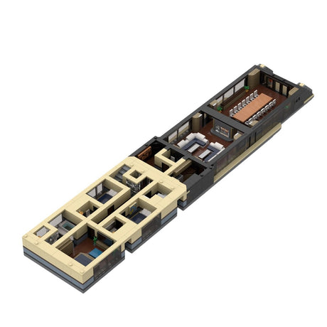 MOC - 254412 120CM Modular Luxury Yacht III Building Blocks - LesDiy - 