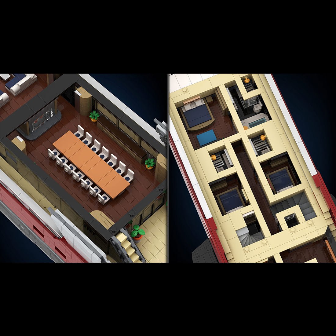 MOC - 254412 VELETTA Superyacht Building Blocks - LesDiy - 