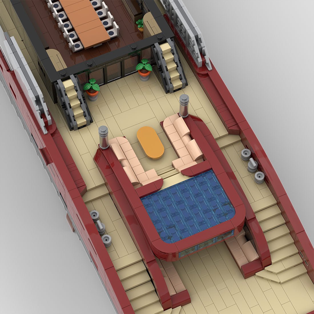 MOC-254412 VELETTA Superyacht Building Blocks | LesDiy