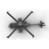 MOC - 254665 US Attack Helicopter - 1:70 Scale Building Blocks - LesDiy - 