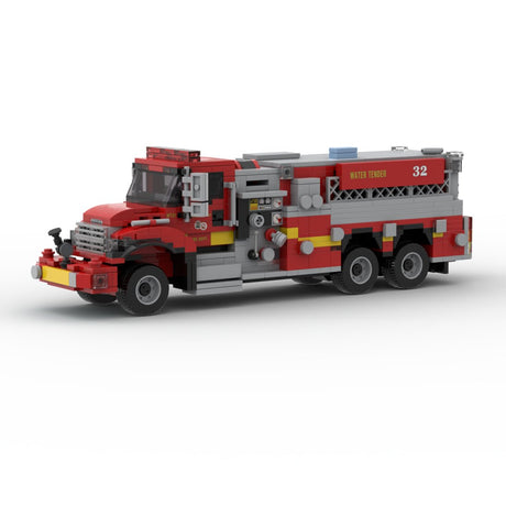 MOC-254855 2017 Rosenbauer Freightliner Tender L.A County FD Building Blocks-LesDiy-MOC-