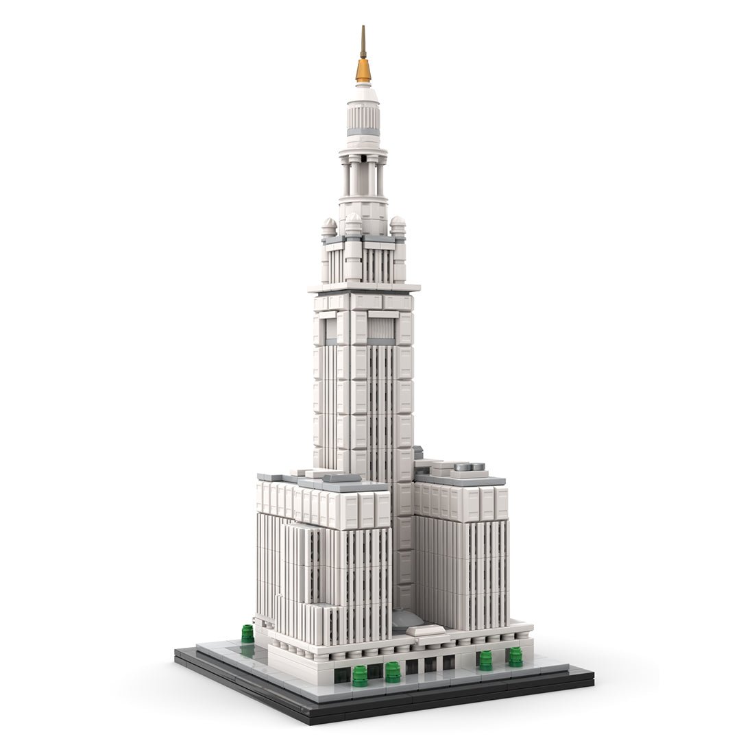 MOC-254906 1/800 Scale Terminal Tower Building Blocks-LesDiy - 