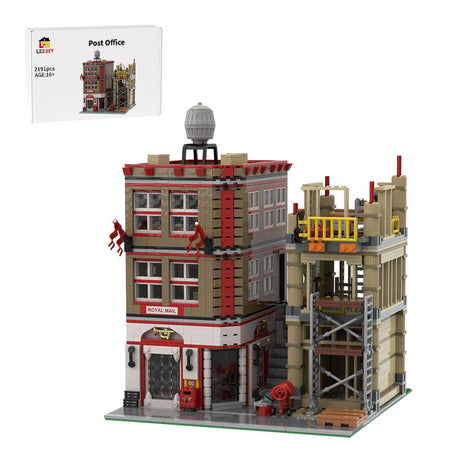 MOC-255310 Post Office & Construction Site Modular Building Blocks-LesDiy-MOC-