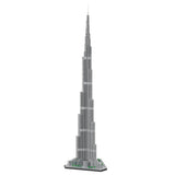 MOC - 255454 Burj Khalifa Architecture - 1/800 Scale Building Blocks - LesDiy - Building Blocks - 