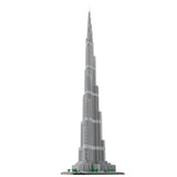 MOC - 255454 Burj Khalifa Architecture - 1/800 Scale Building Blocks - LesDiy - Building Blocks - 