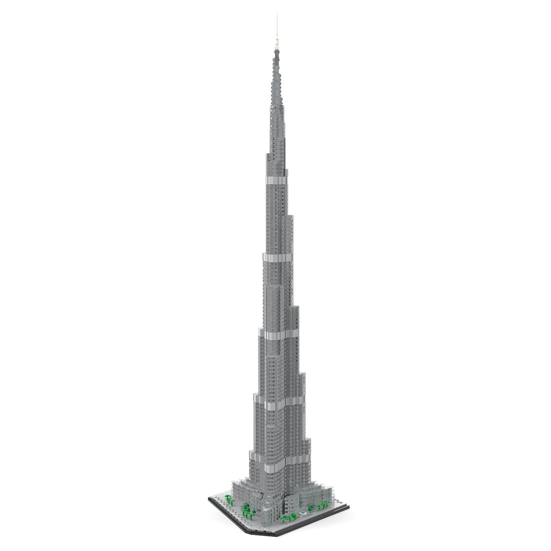 MOC - 255454 Burj Khalifa Architecture - 1/800 Scale Building Blocks - LesDiy - Building Blocks - 