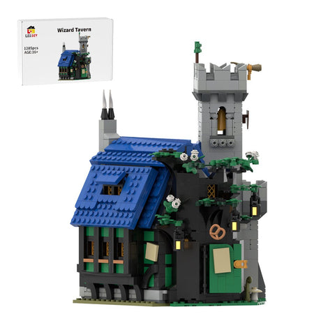 MOC-255468 Sword & Pretzel Inn Building Blocks-LesDiy-MOC-