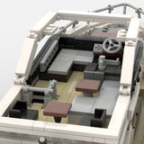 MOC-256391 Luxury Flybridge Yacht Building Blocks-LesDiy-MOC-