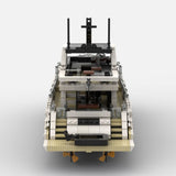 MOC-256391 Luxury Flybridge Yacht Building Blocks-LesDiy-MOC-