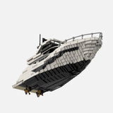 MOC-256391 Luxury Flybridge Yacht Building Blocks-LesDiy-MOC-