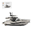 MOC-256391 Luxury Flybridge Yacht Building Blocks-LesDiy-MOC-