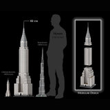 MOC - 256614 1/200 Scale Chrysler Building Blocks - LesDiy - Building Blocks - 
