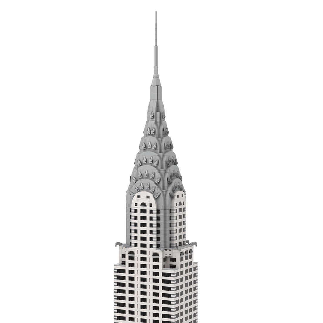 MOC - 256614 1/200 Scale Chrysler Building Blocks - LesDiy - Building Blocks - 