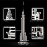 MOC - 256614 1/200 Scale Chrysler Building Blocks - LesDiy - Building Blocks - 