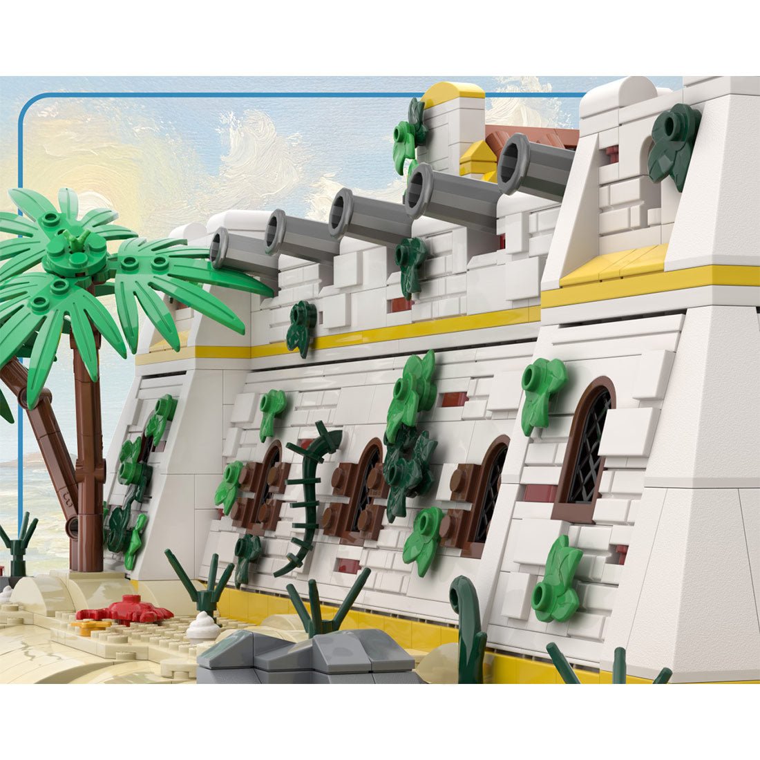 MOC - 256804 Castillo – Seaside Harbor Castle Building Blocks Set - LesDiy - Building Blocks - 