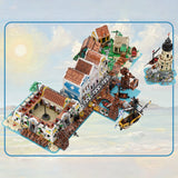 MOC - 256804 Castillo – Seaside Harbor Castle Building Blocks Set - LesDiy - Building Blocks - 