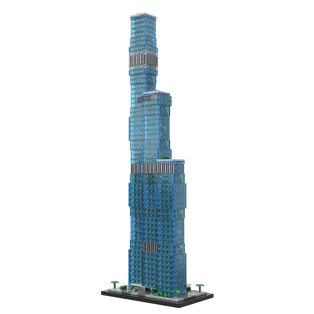 MOC-256851 1/800 Scale The St. Regis Chicago Building Blocks-LesDiy - 