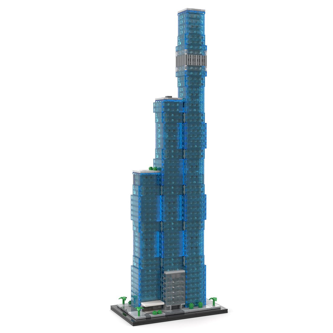 MOC-256851 1/800 Scale The St. Regis Chicago Building Blocks-LesDiy - 