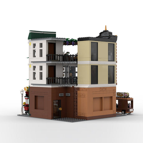 MOC - 256881 Holiday Corner Street Building Blocks - LesDiy - 