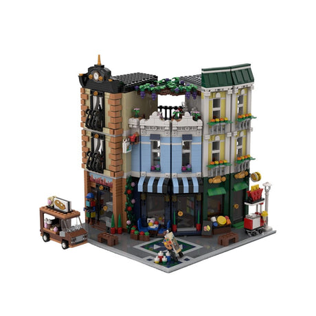 MOC - 256881 Holiday Corner Street Building Blocks - LesDiy - 