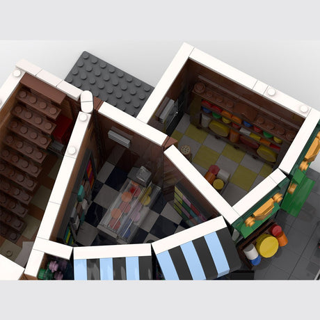 MOC - 256881 Holiday Corner Street Building Blocks - LesDiy - 