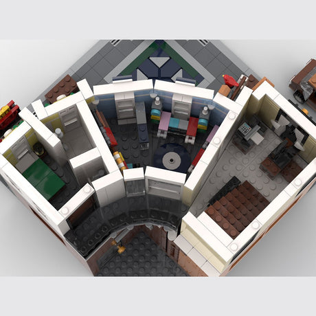 MOC - 256881 Holiday Corner Street Building Blocks - LesDiy - 