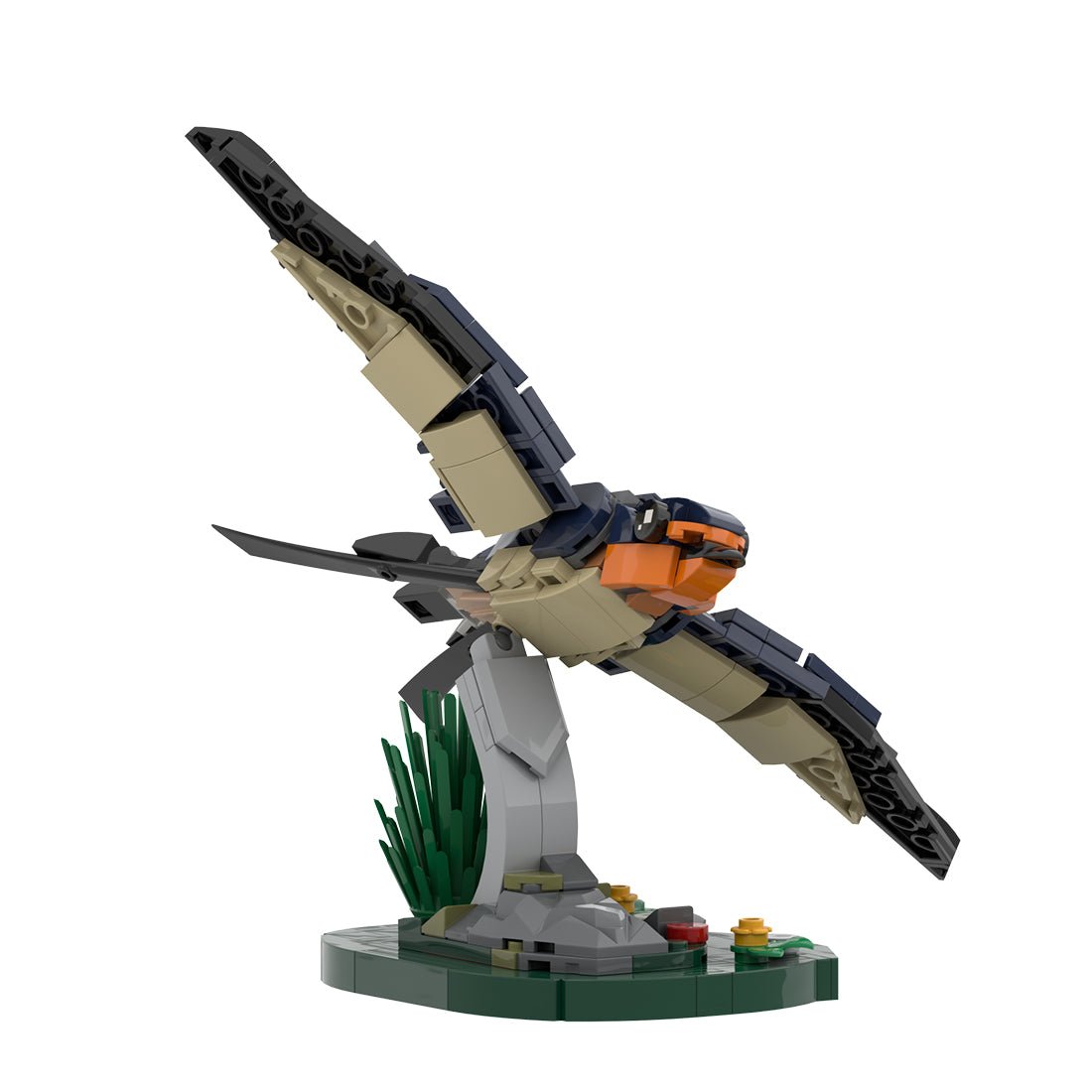 MOC-256899 Barn Swallow Building Blocks-LesDiy-MOC-