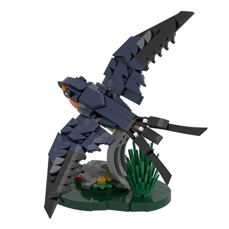MOC-256899 Barn Swallow Building Blocks-LesDiy-MOC-