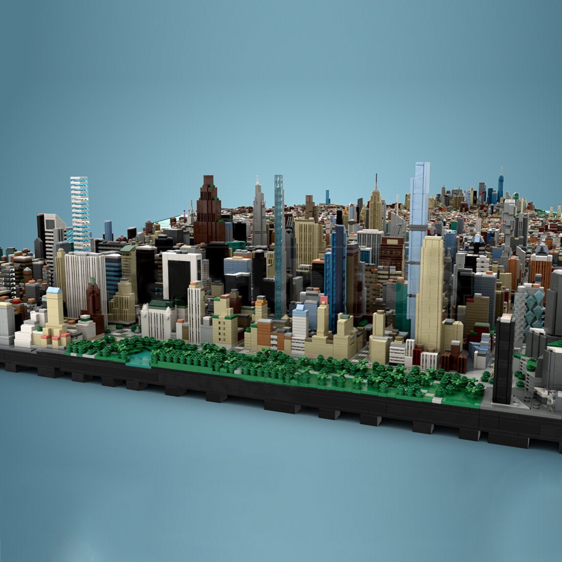 MOC - 257585 1/2000 Scale Manhattan - New York City [Bundle] Building Blocks - LesDiy - Building Blocks - 