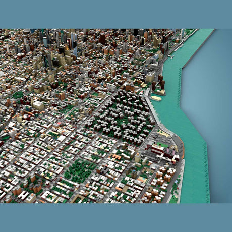 MOC - 257585 1/2000 Scale Manhattan - New York City [Bundle] Building Blocks - LesDiy - Building Blocks