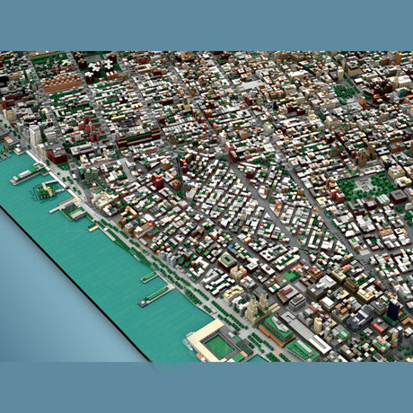 MOC - 257585 1/2000 Scale Manhattan - New York City [Bundle] Building Blocks - LesDiy - Building Blocks